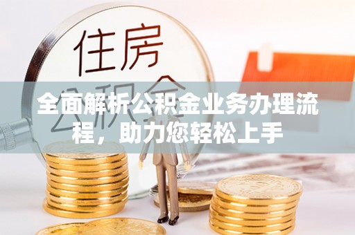 北部新区全面解析公积金业务办理流程，助力您轻松上手