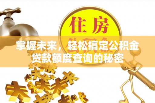 北部新区掌握未来，轻松搞定公积金贷款额度查询的秘密
