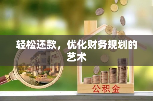 北部新区轻松还款，优化财务规划的艺术