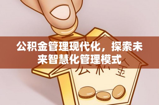 北部新区公积金管理现代化，探索未来智慧化管理模式