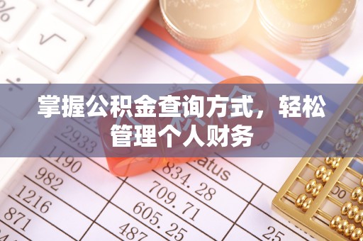 北部新区掌握公积金查询方式，轻松管理个人财务