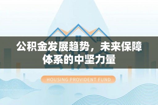 北部新区公积金发展趋势，未来保障体系的中坚力量