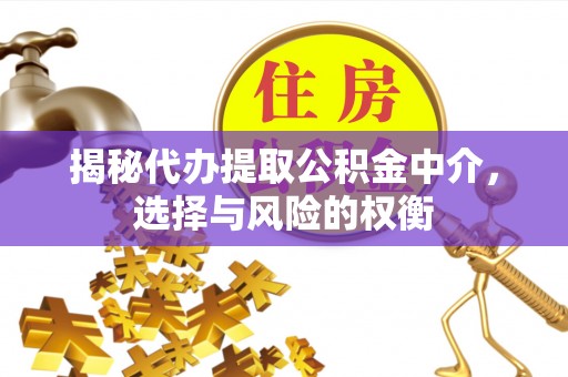 北部新区揭秘代办提取公积金中介，选择与风险的权衡