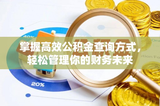 北部新区掌握高效公积金查询方式，轻松管理你的财务未来