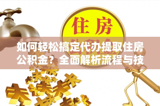 北部新区如何轻松搞定代办提取住房公积金？全面解析流程与技巧