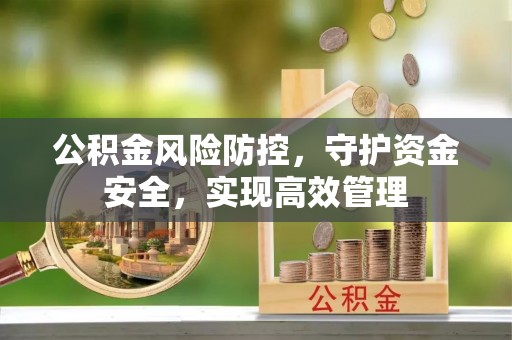 北部新区公积金风险防控，守护资金安全，实现高效管理