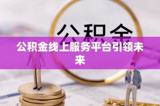 北部新区公积金线上服务平台引领未来