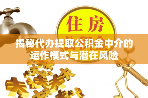 北部新区揭秘代办提取公积金中介的运作模式与潜在风险