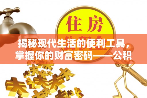 北部新区揭秘现代生活的便利工具，掌握你的财富密码——公积金查询方式
