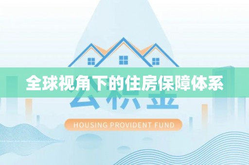 北部新区全球视角下的住房保障体系