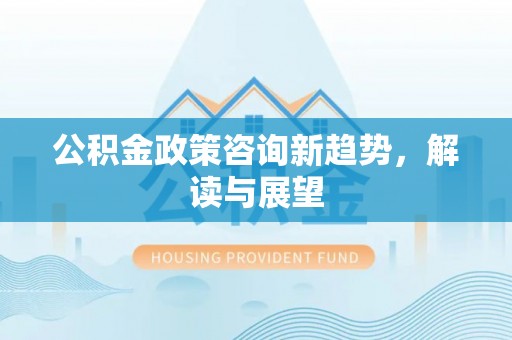 北部新区公积金政策咨询新趋势，解读与展望